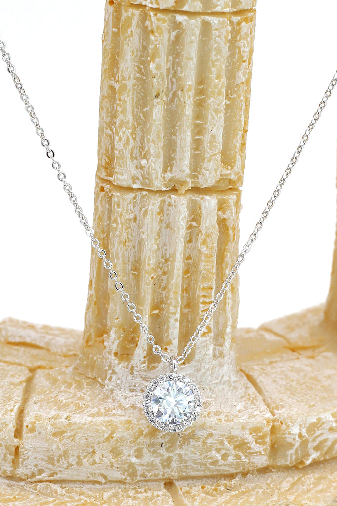 flashing crystal necklace