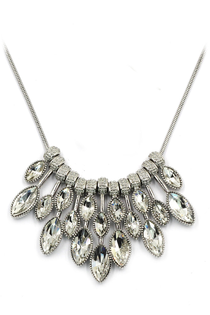 fashion colorful crystal necklace