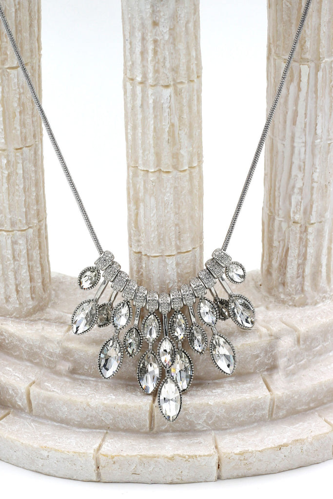 fashion colorful crystal necklace