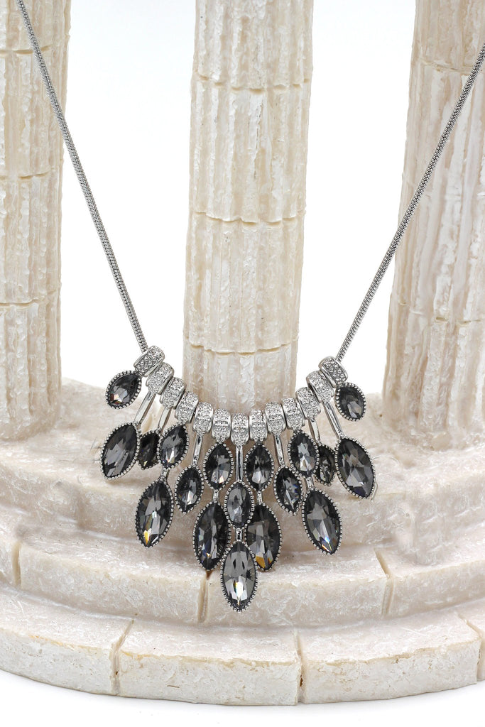 fashion colorful crystal necklace