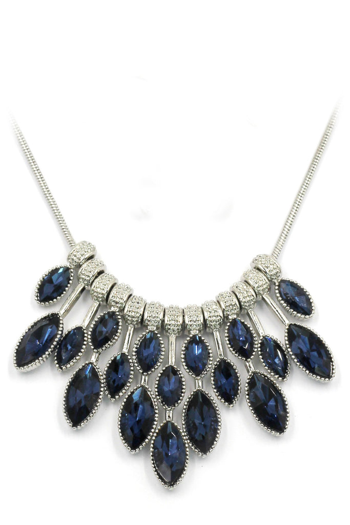 fashion colorful crystal necklace