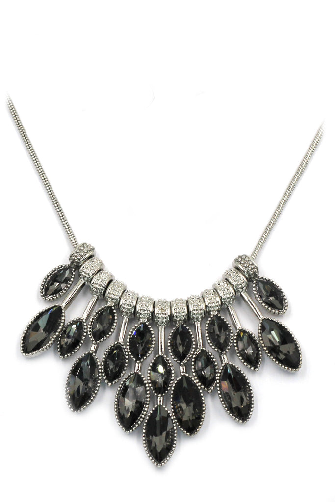 fashion colorful crystal necklace
