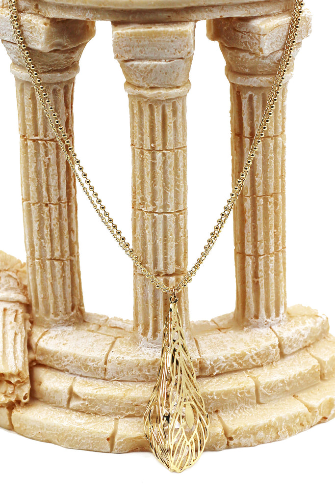 peacock feathers crystal necklace