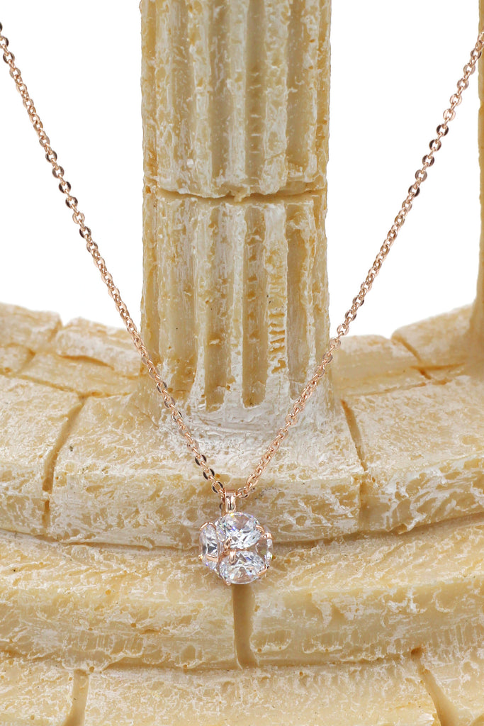 mini crystal ball necklace