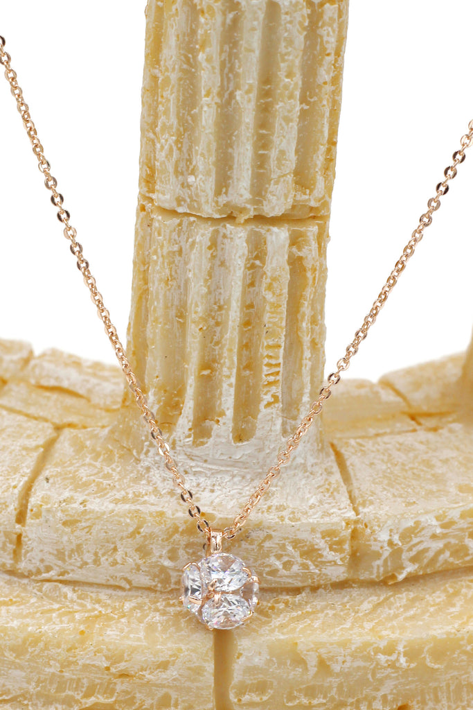 mini crystal ball necklace