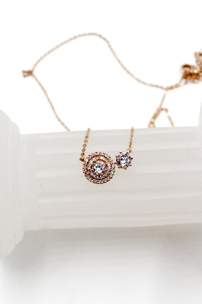 fashion crystal pendant necklace