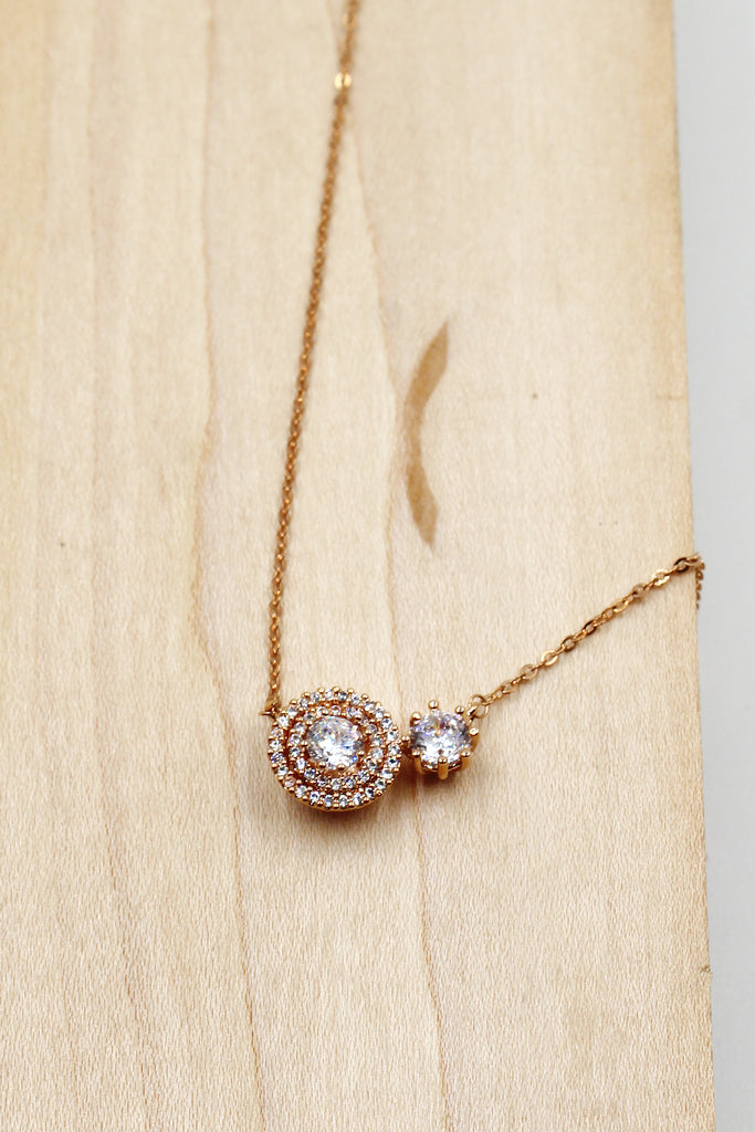 fashion crystal pendant necklace