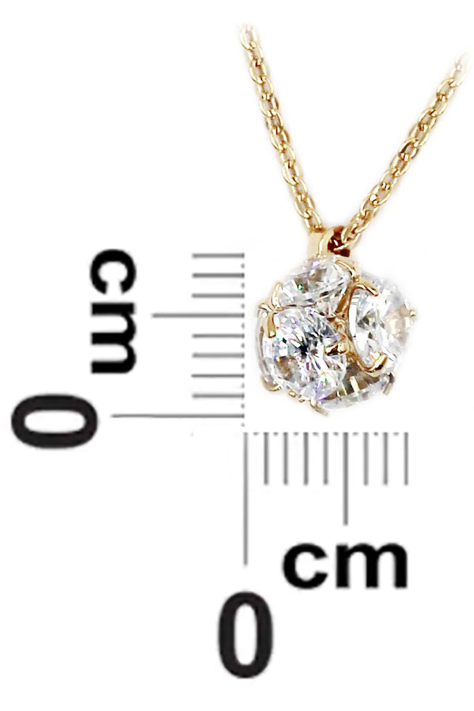 mini crystal ball necklace