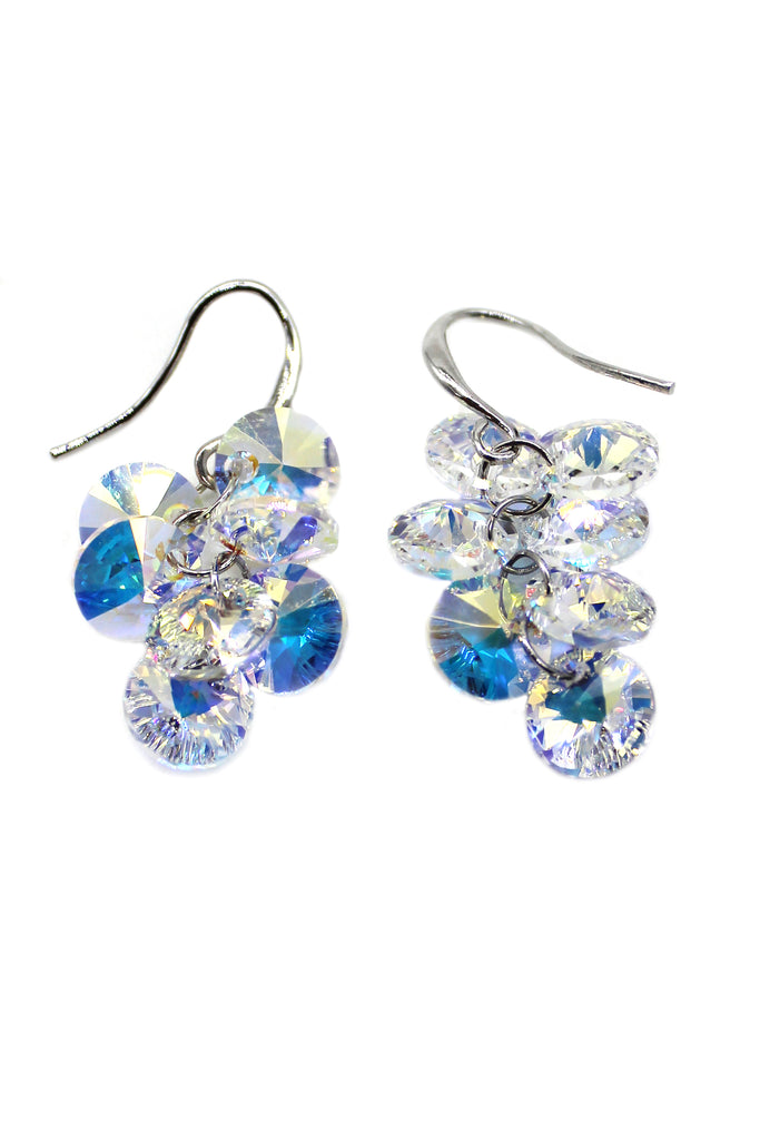 sparkling crystal swarovski earrings