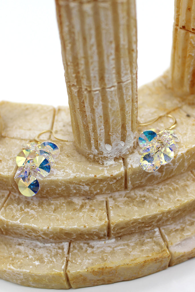 sparkling crystal swarovski earrings