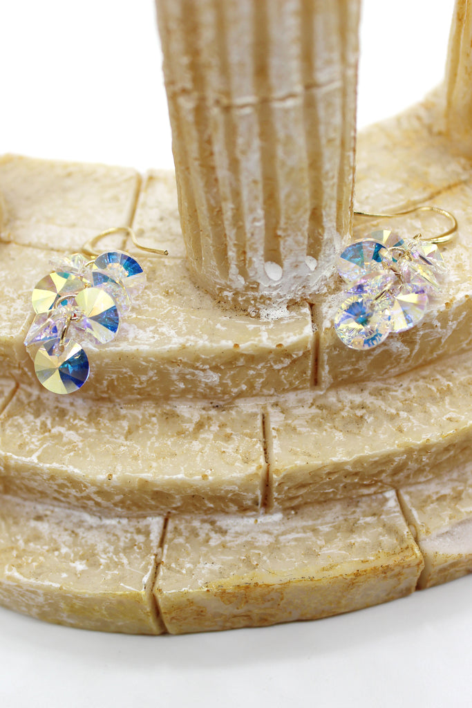 sparkling crystal swarovski earrings