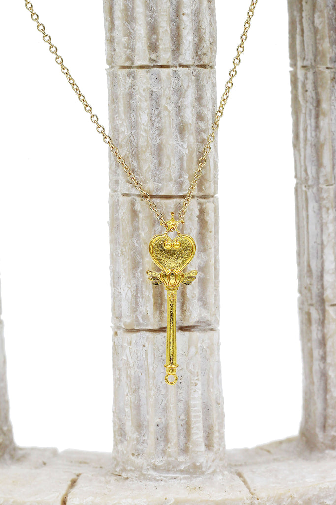 fashion magic wand pendant necklace