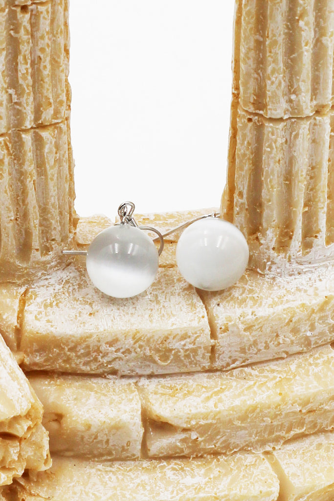 Zip Crystal ball earring