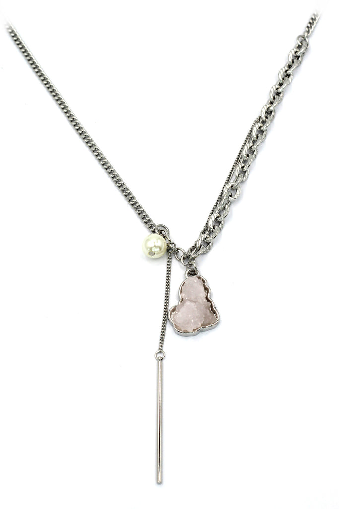 fashion natural crystal necklace