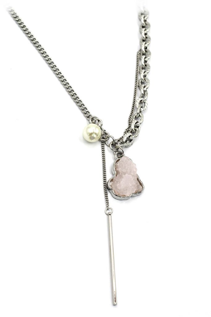 fashion natural crystal necklace