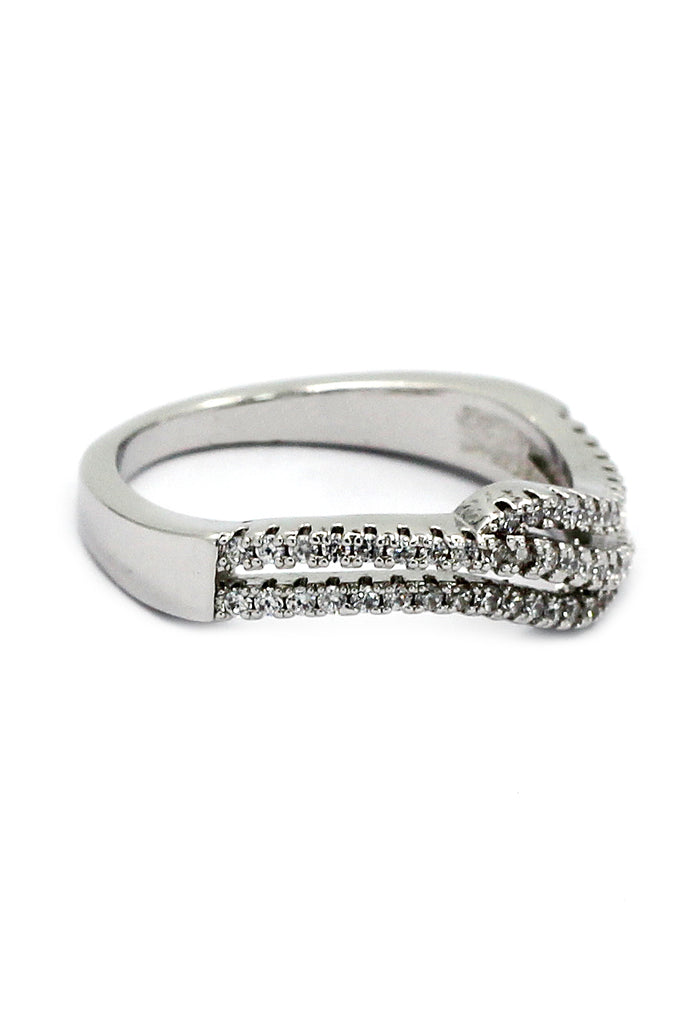 fashion Pai sparkling crystal ring