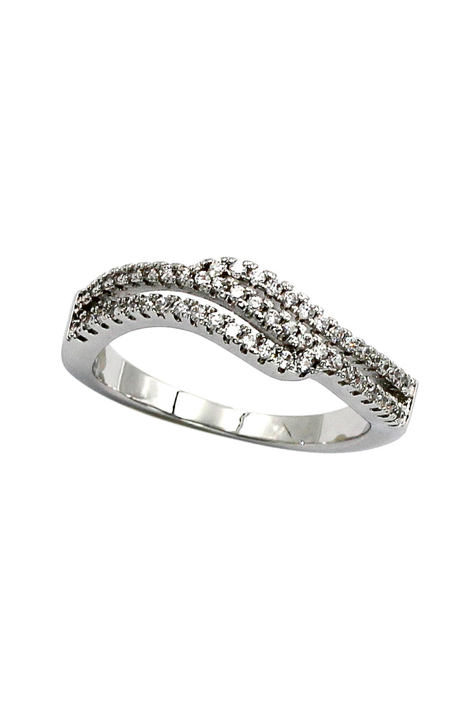 fashion Pai sparkling crystal ring