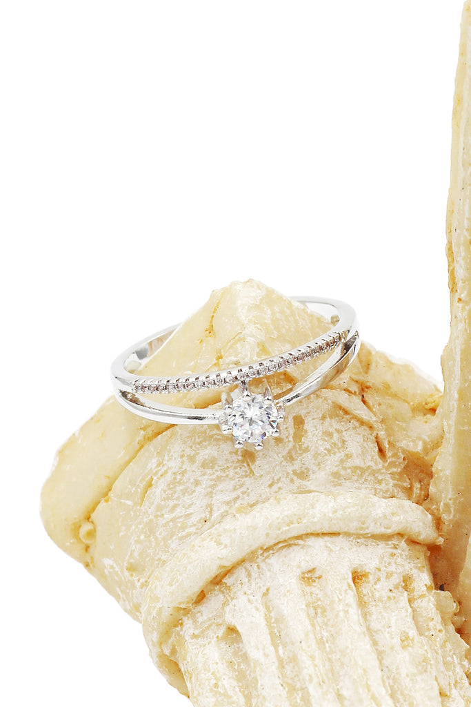 fashion octopus crystal ring