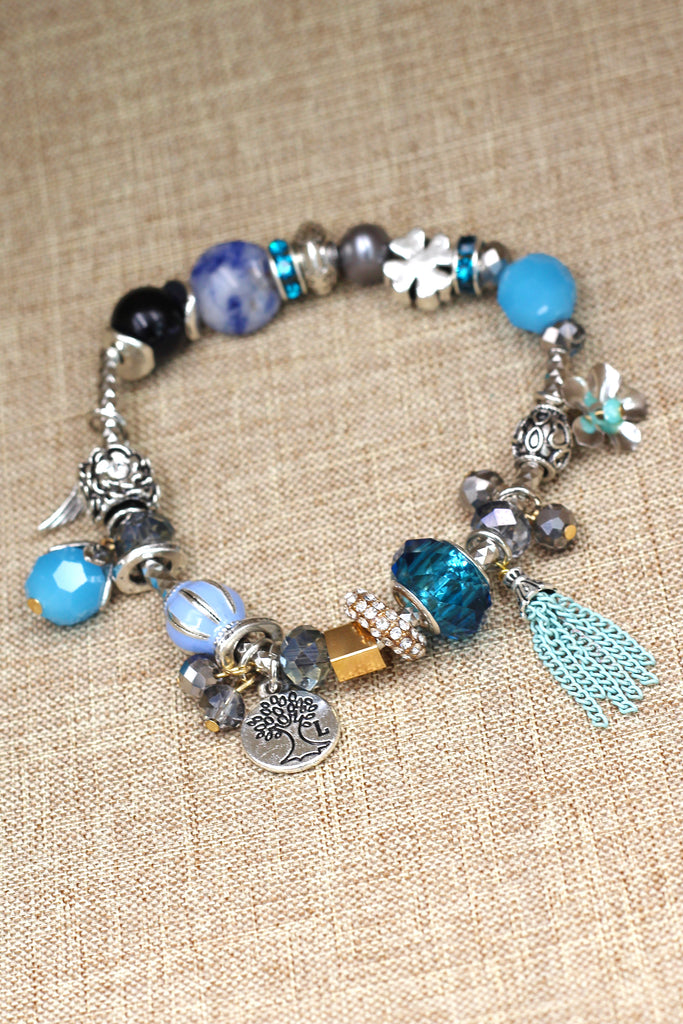 colorful lucky bead bracelet