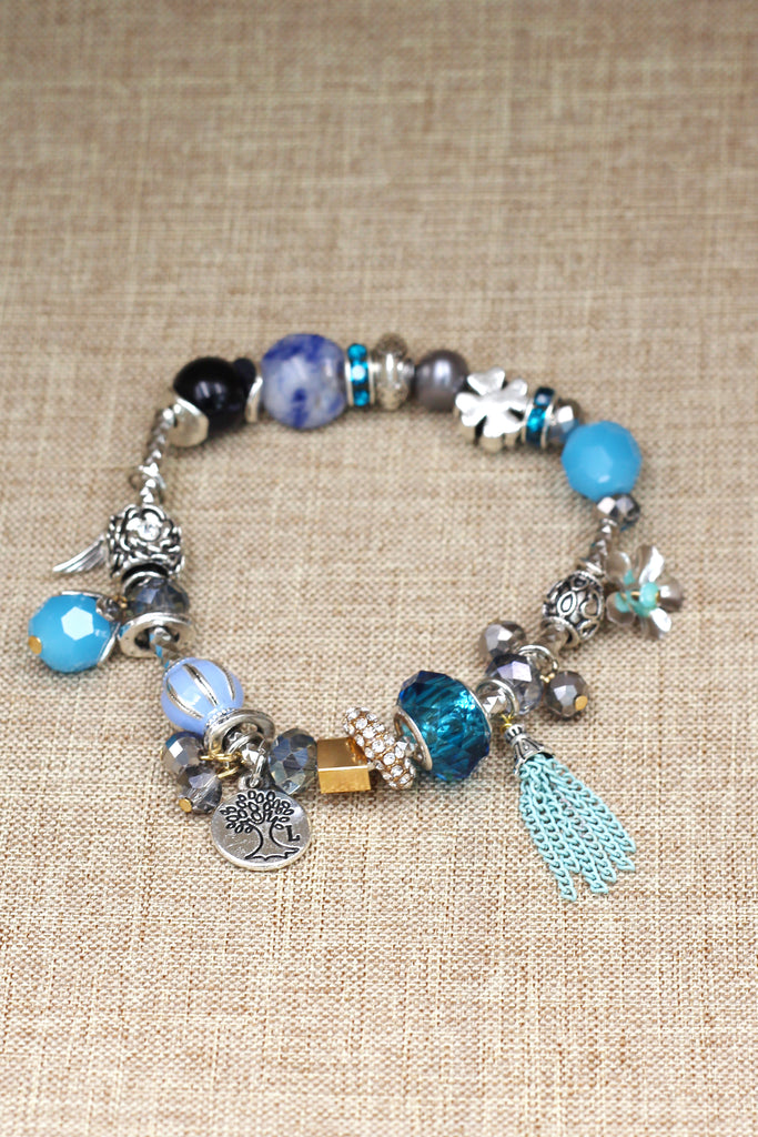 colorful lucky bead bracelet