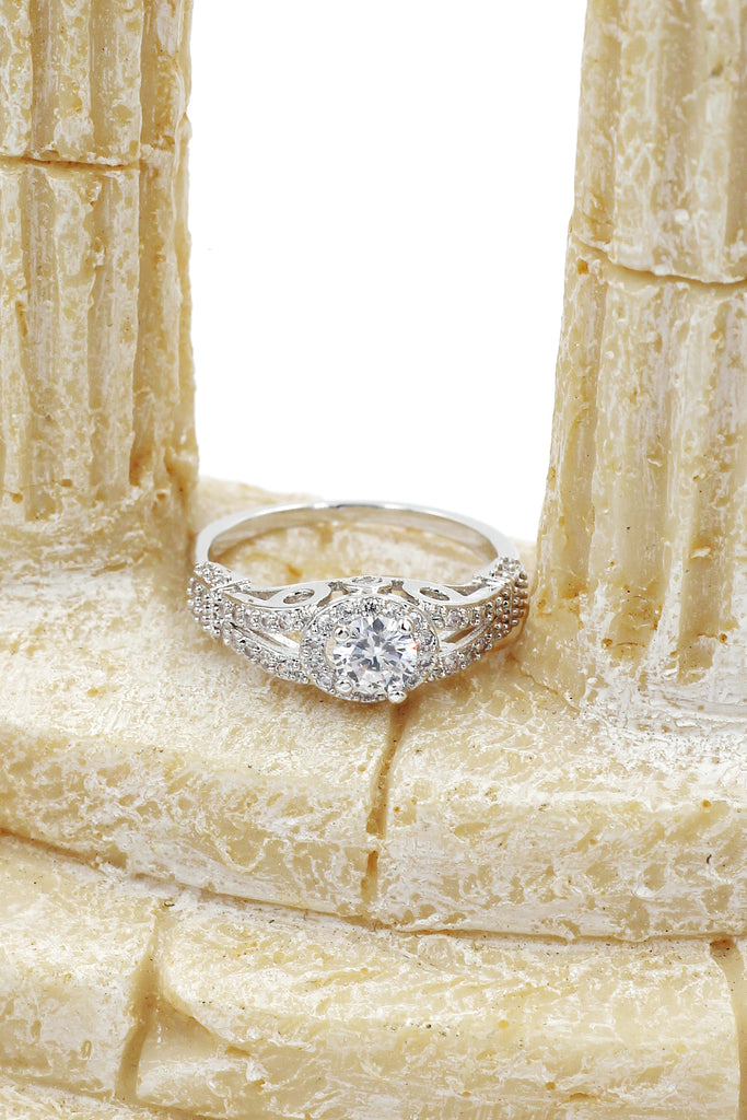 fashion elegant crystal ring