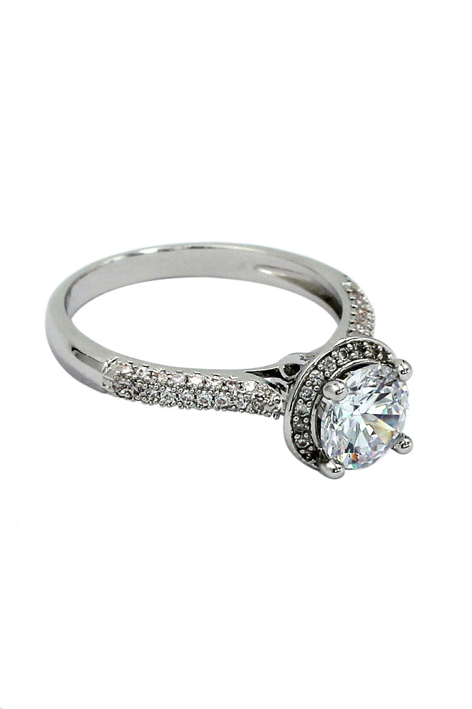 elegant and fresh fashion crystal ring