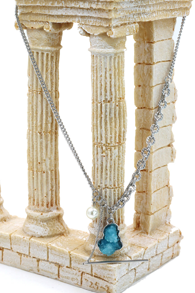 fashion natural crystal necklace