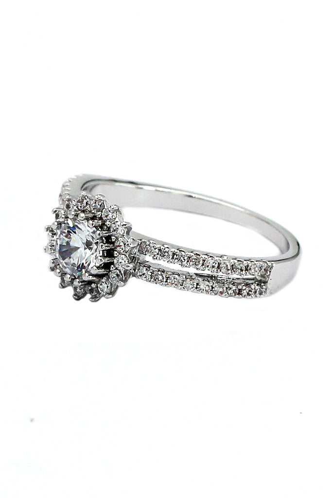 fashion glamor sparkling crystal ring