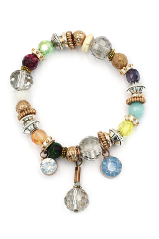 prismatic colorful crystal bracelet
