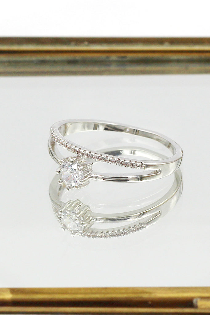 fashion octopus crystal ring