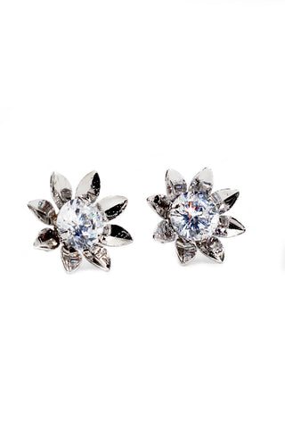 cute daisy crystal earrings