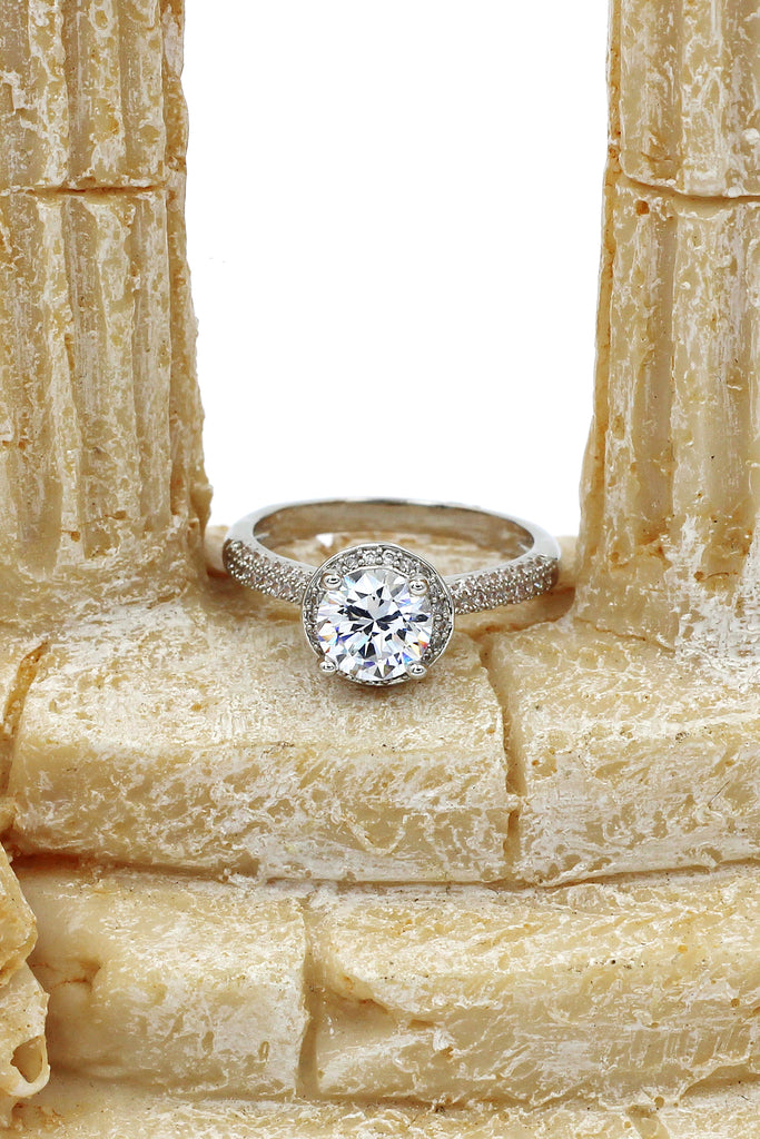 elegant and fresh fashion crystal ring