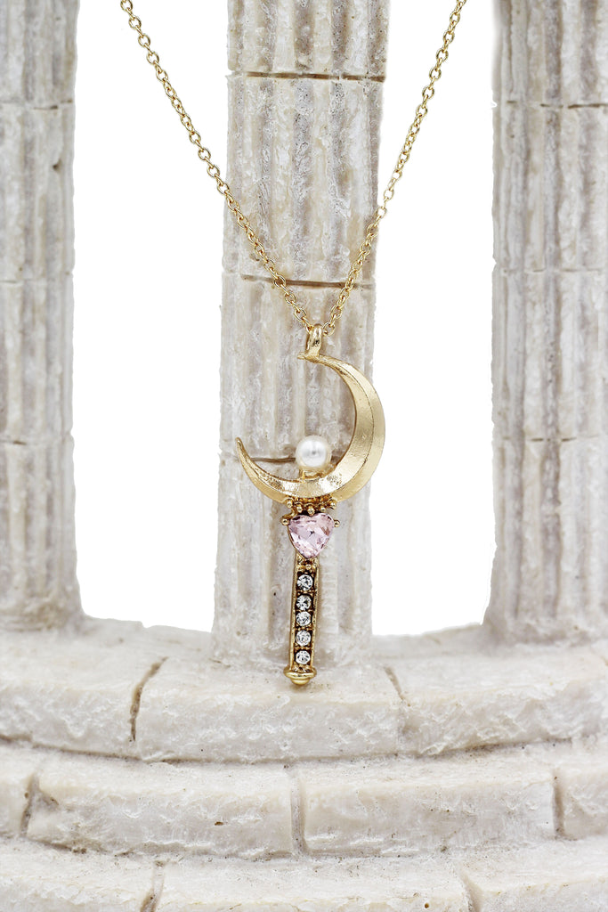 fashion magic wand pendant necklace