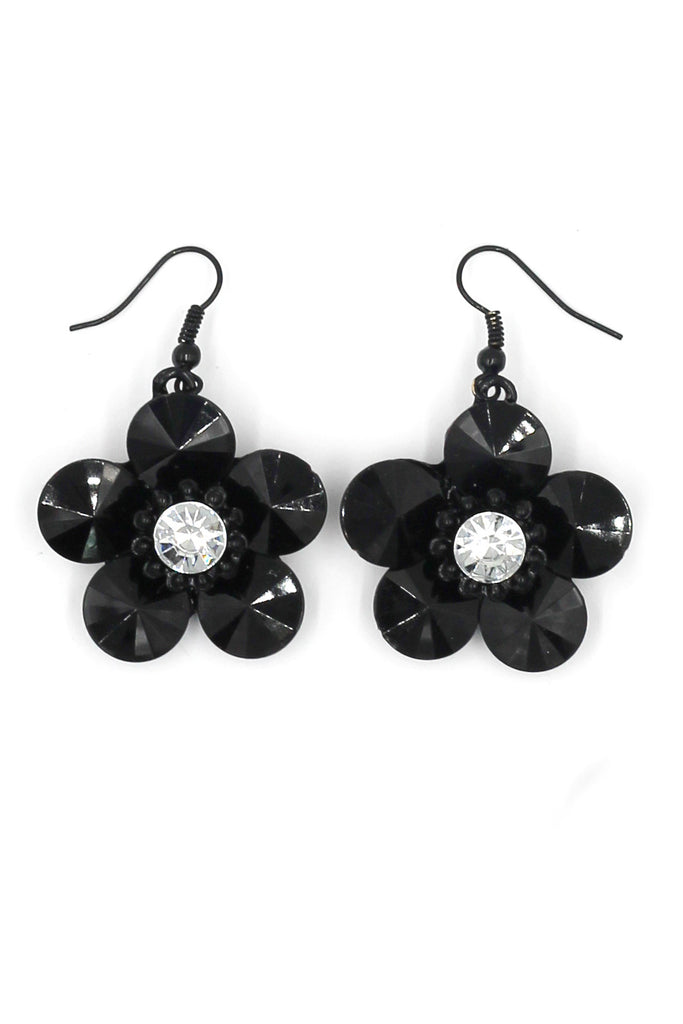 colorful crystal flowers necklace sets