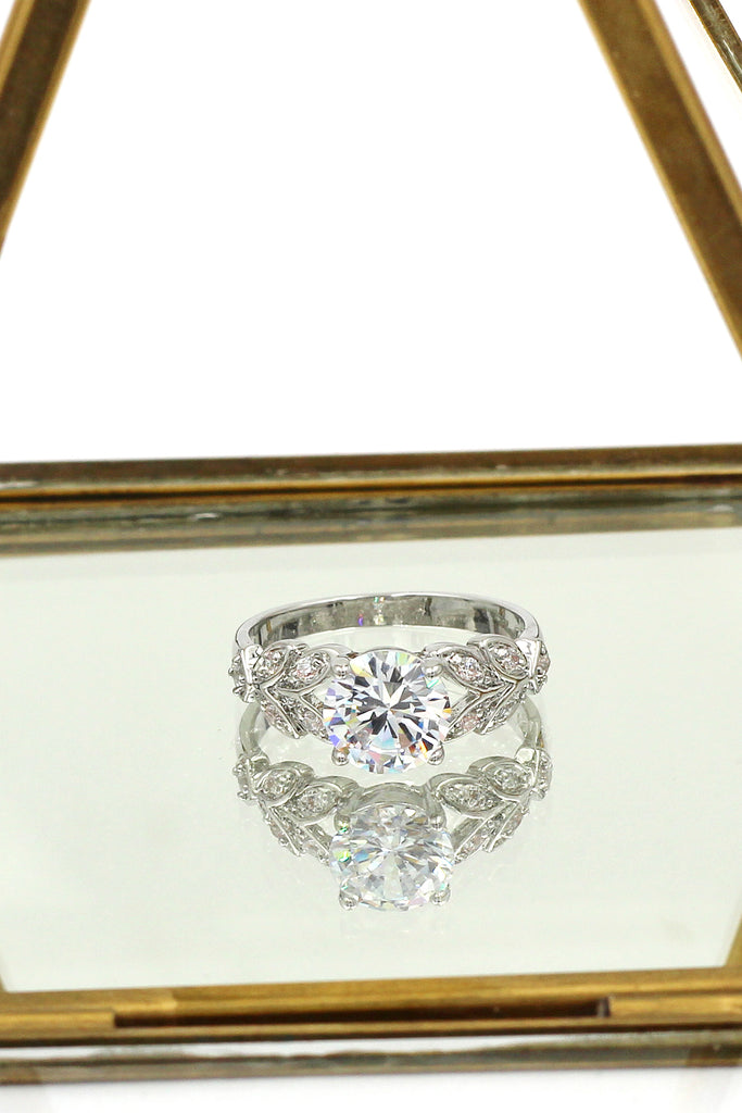 personalized fashion shiny ring