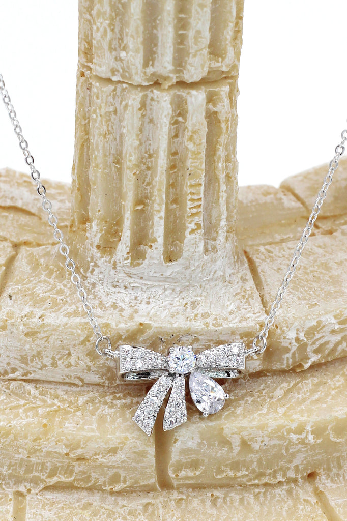 fashion pendant crystal knot necklace