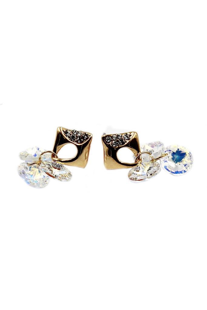 Lovely shiny crystal earrings