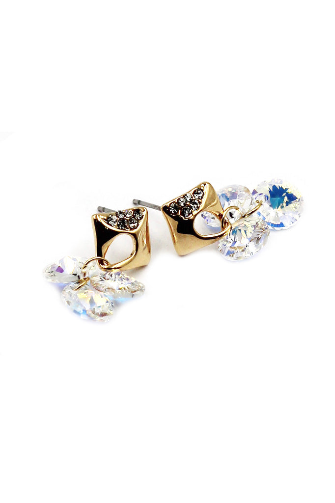 Lovely shiny crystal earrings