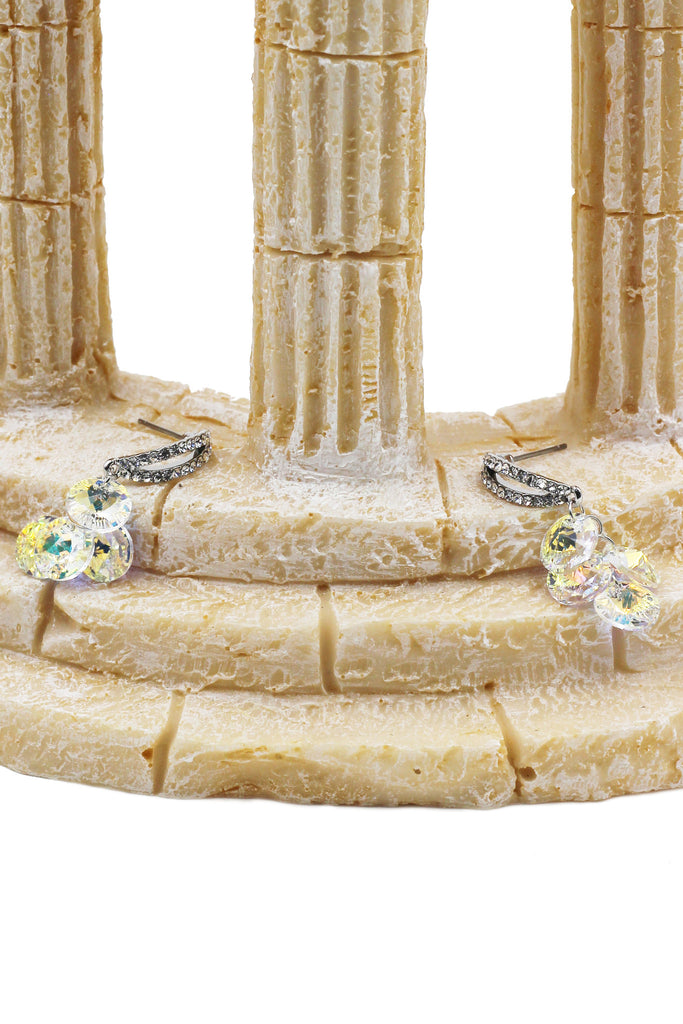 fashion sparkling swarovski crystal earrings