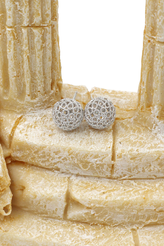 pierced ball earrings