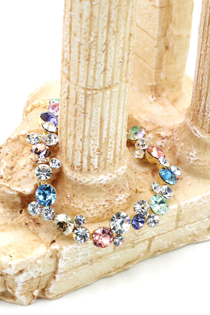 exquisite colorful swarovski crystal bracelet