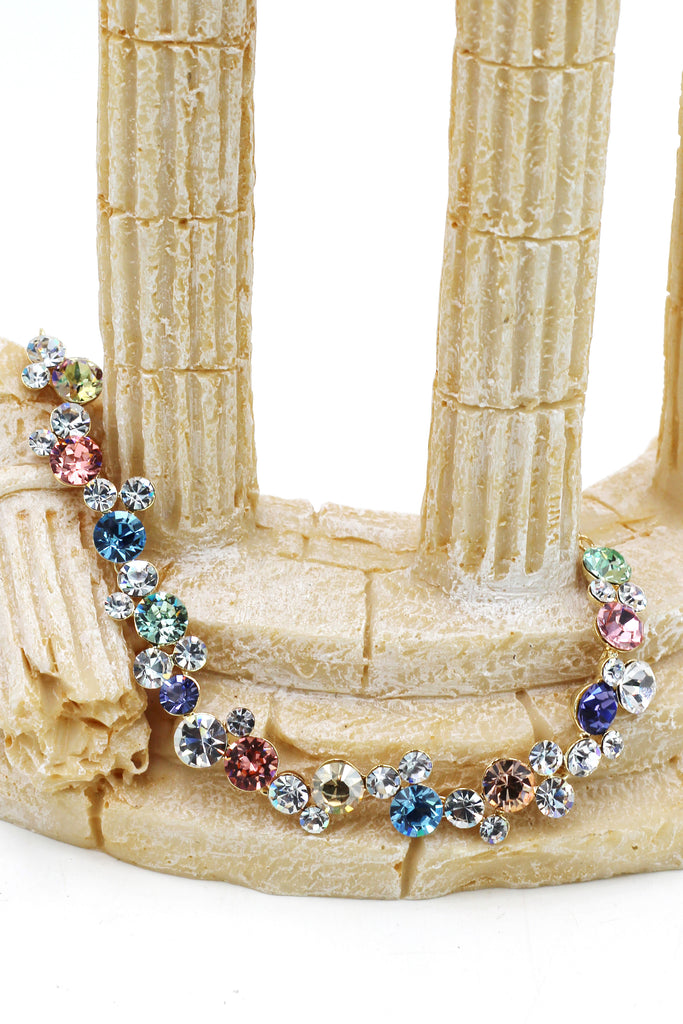 exquisite colorful swarovski crystal bracelet