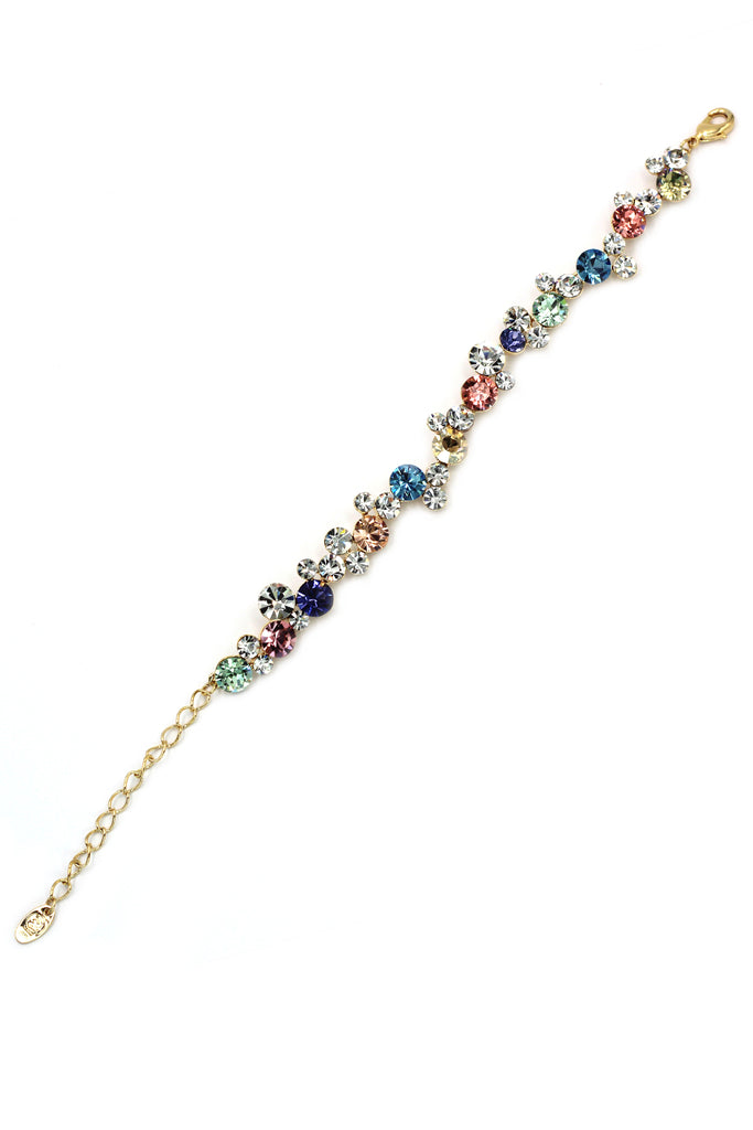 exquisite colorful swarovski crystal bracelet