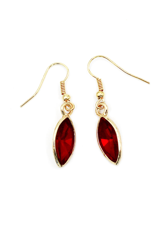 temperament compact crystal earrings