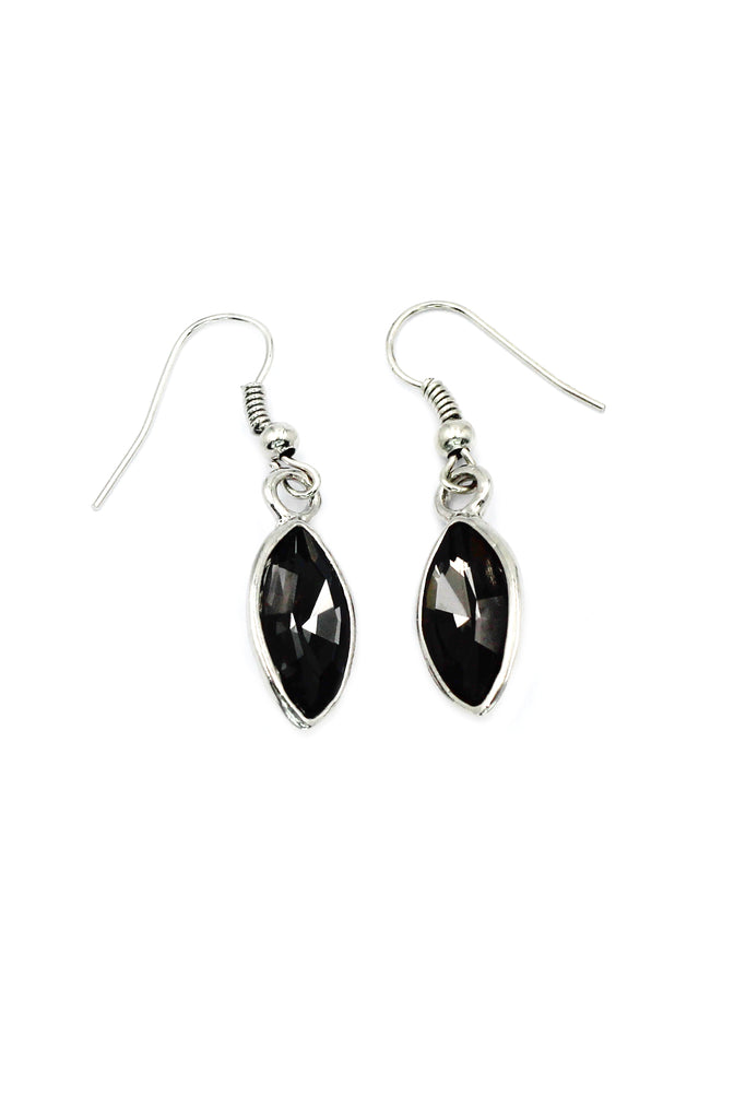 temperament compact crystal earrings