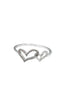 cute little love crystal ring