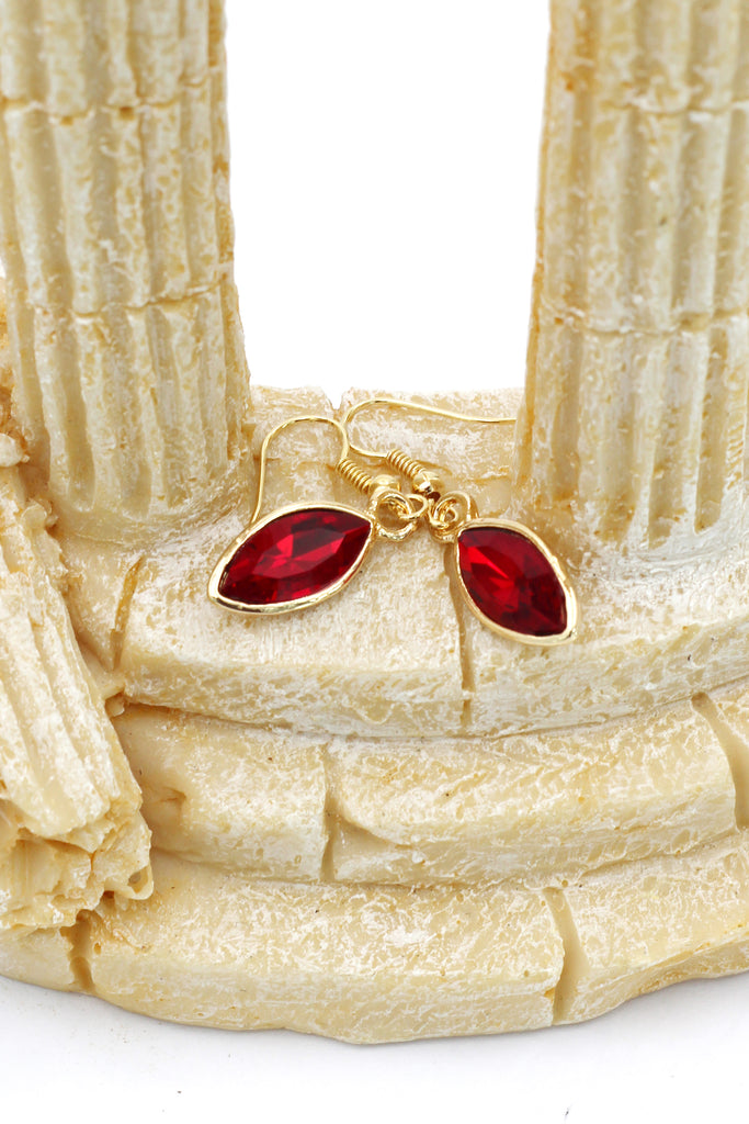 temperament compact crystal earrings