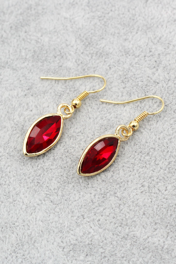 temperament compact crystal earrings