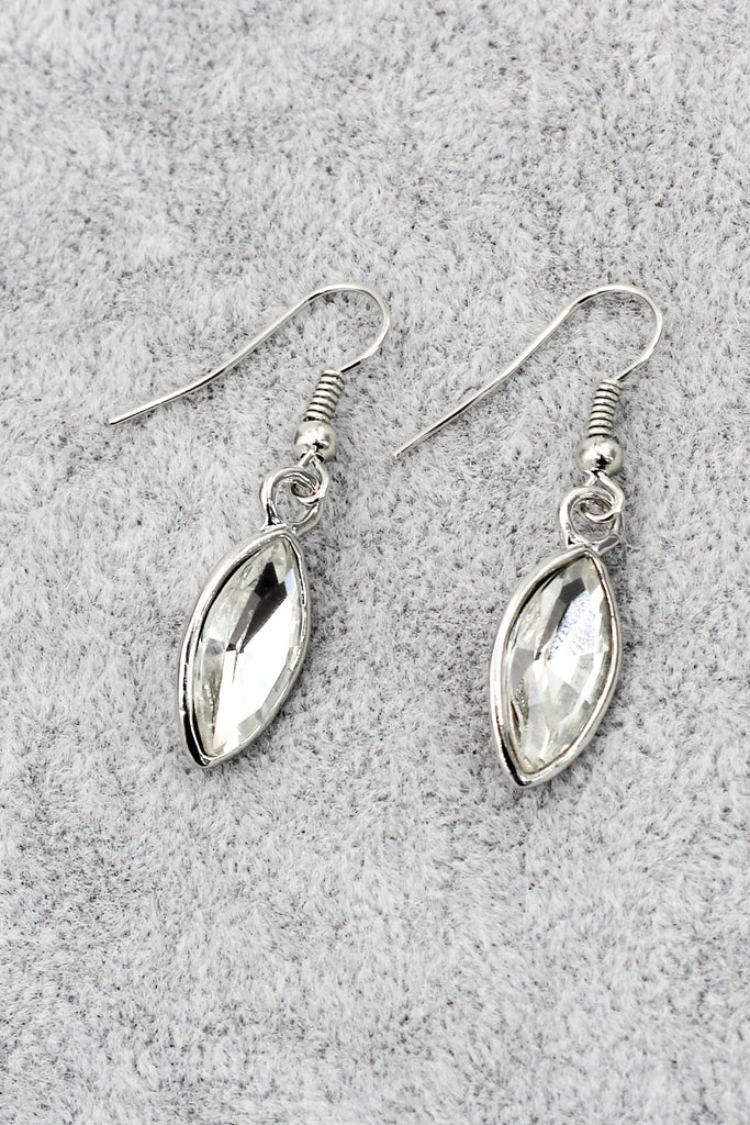 temperament compact crystal earrings