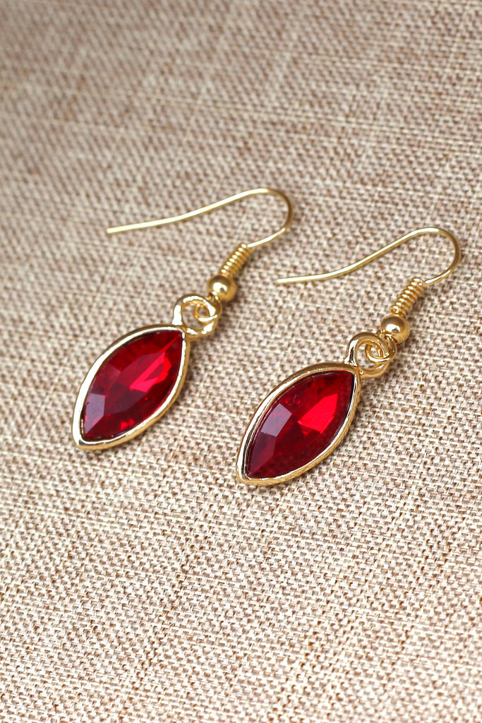 temperament compact crystal earrings